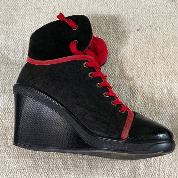 Sean John size 10 women’s Wedge Sneakers / boot / heeled shoes - Picture 11 of 16